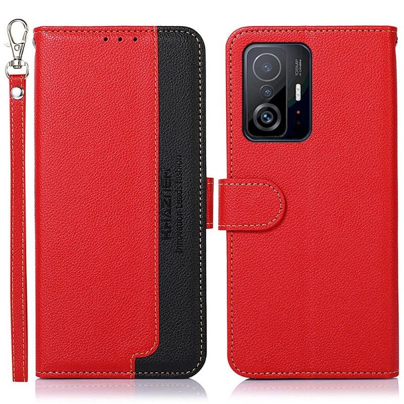 Flip Case Xiaomi 11T / 11T Pro Hemming Khazneh Paljaat Saumat