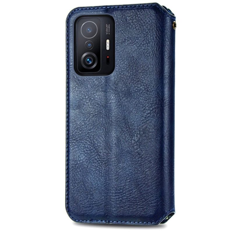 Flip Case Xiaomi 11T / 11T Pro Hemming Kub Design -korttikotelo