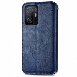 Flip Case Xiaomi 11T / 11T Pro Hemming Kub Design -korttikotelo