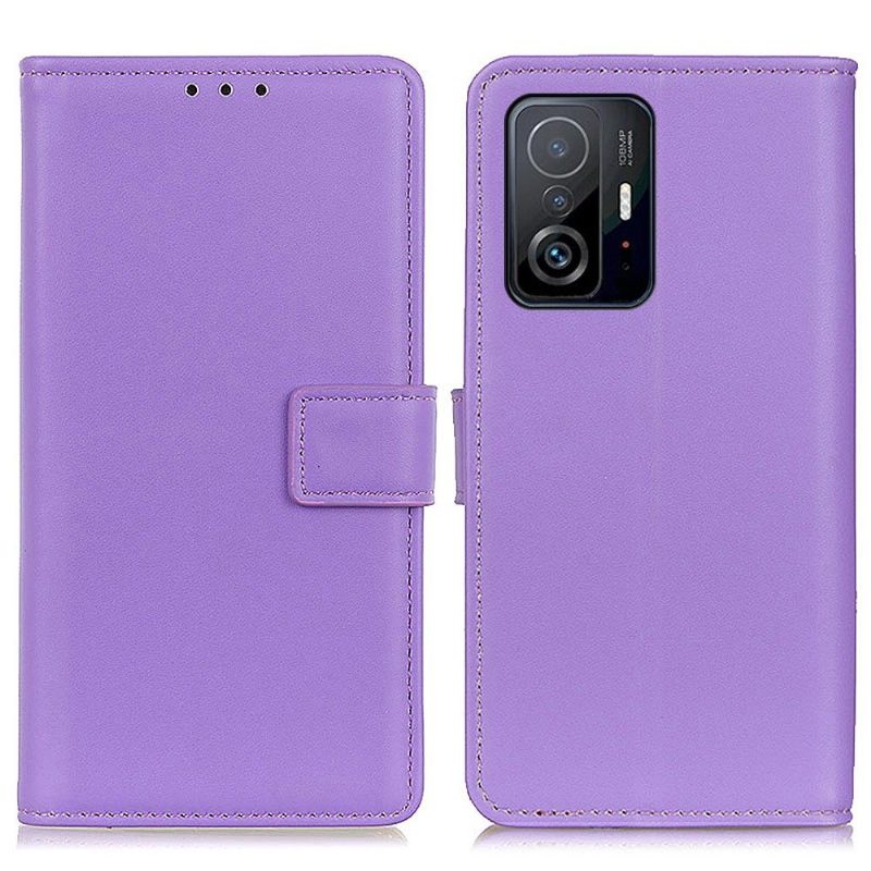 Flip Case Xiaomi 11T / 11T Pro Hemming Peruskeinonahka