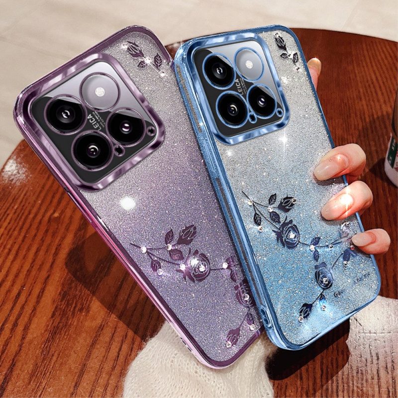 Kuori Xiaomi 14 Kadem Glitter Pattern Suojakuori