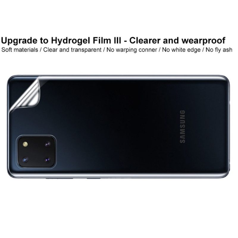 Samsung Galaxy Note 10 Lite - 2 Hydrogeelistä Selkäsuojakalvoa