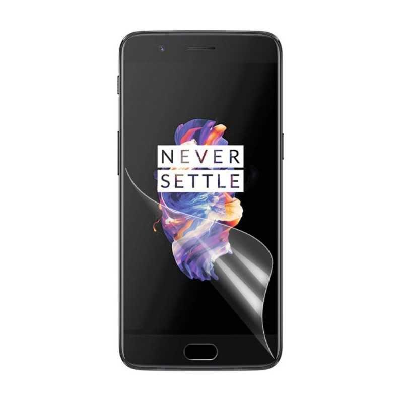 Pakkauksessa 5 Näytönsuojakalvo Oneplus 5:Lle