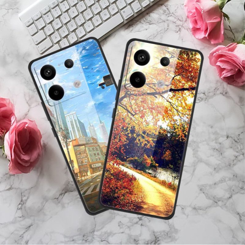 Case Xiaomi Redmi Note 13 Pro 5g Puhelinkuoret Kultainen Karkaistu Lasi