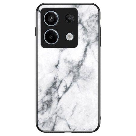 Case Xiaomi Redmi Note 13 Pro 5g Puhelinkuoret Valkoinen Marmorikuvioinen Karkaistu Lasi