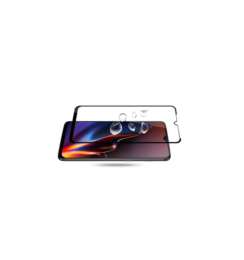 Oneplus 6T Täysikokoinen Karkaistu Lasi Näytönsuoja - Musta