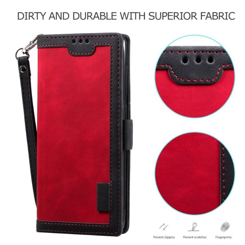 Flip Case Xiaomi Mi 10T / 10T Pro Hemming Vintage-korttikotelo