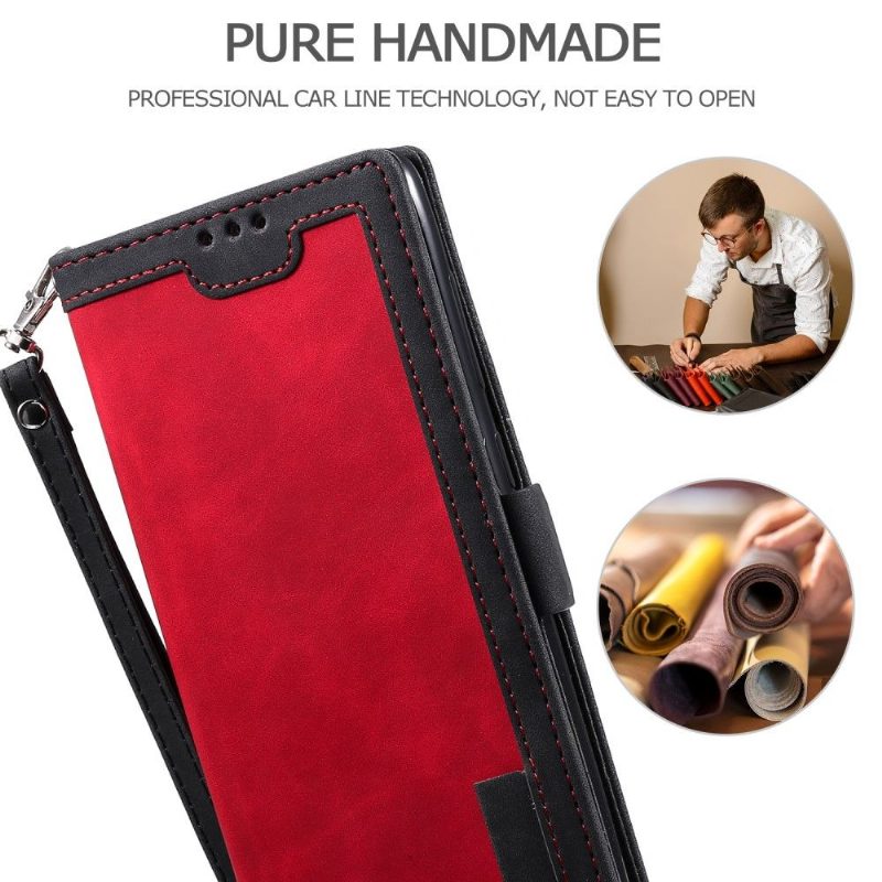 Flip Case Xiaomi Mi 10T / 10T Pro Hemming Vintage-korttikotelo