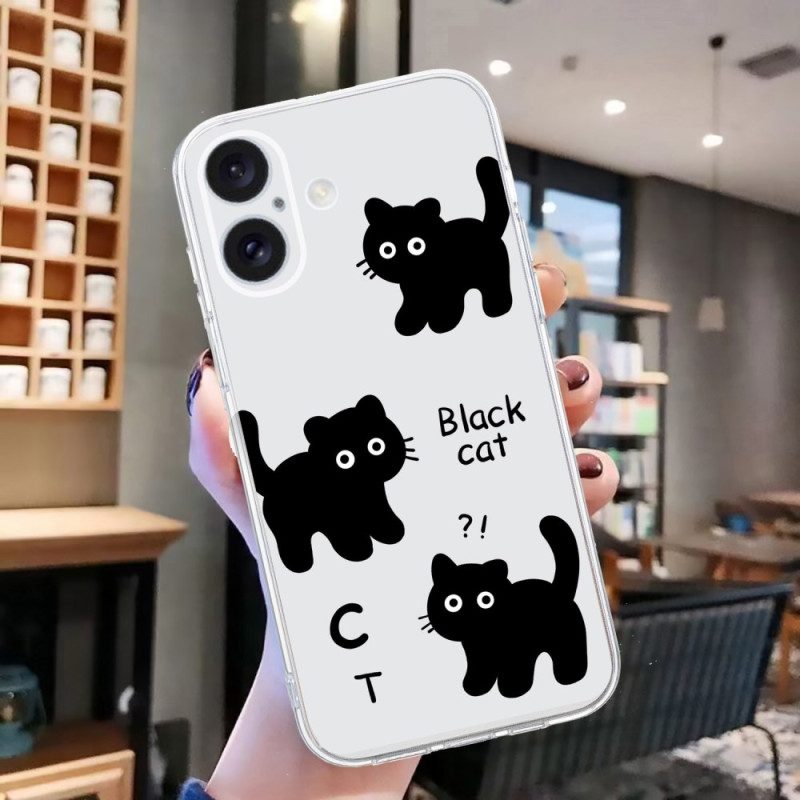 Case iPhone 16 Plus Puhelinkuoret Musta Musta