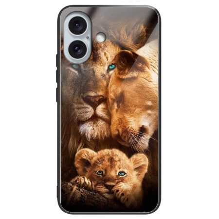 Kuori iPhone 16 Plus Lions Karkaistu Lasi Suojakuori