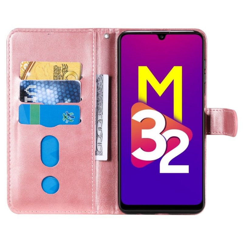 Flip Case Samsung Galaxy M32 Hemming Lompakkokuori Elena Lompakko