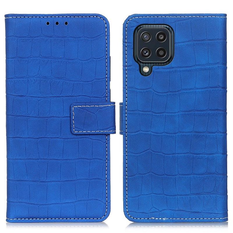 Kotelot Samsung Galaxy M32 Keinonahka Croc Look