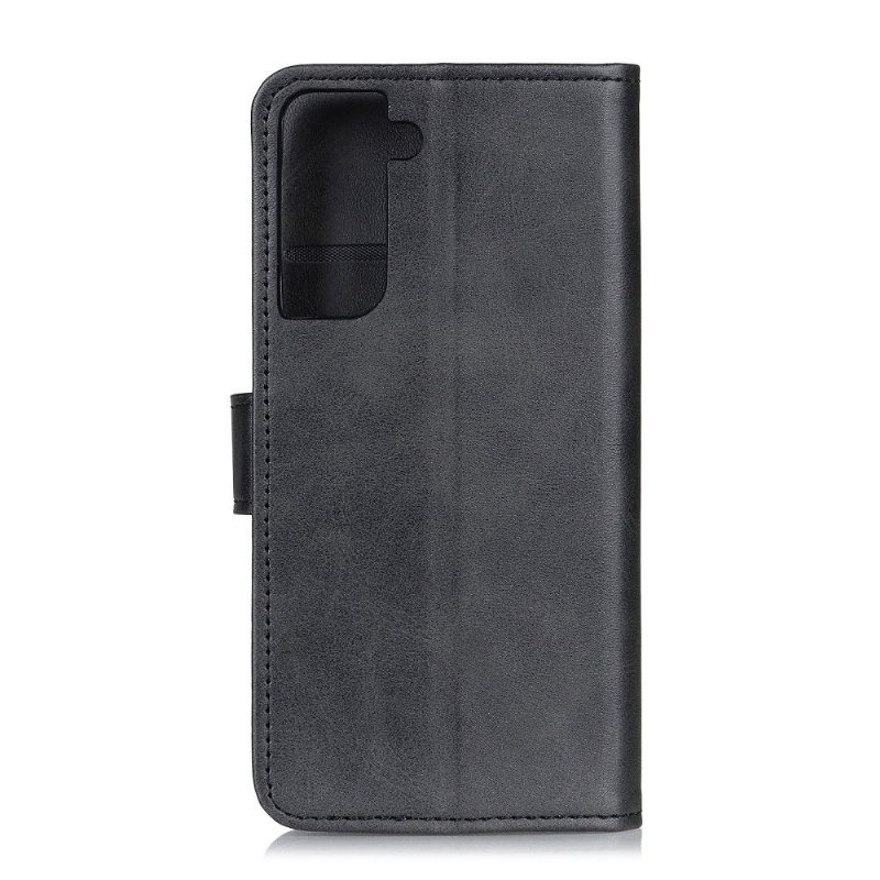 Nahkakotelo Samsung Galaxy S21 Plus 5G Murtumaton Puhelinkuoret Marius Matte Leather Effect