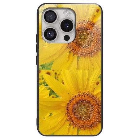 Case iPhone 16 Pro Puhelinkuoret Auringonkukkakarkaistu Lasi