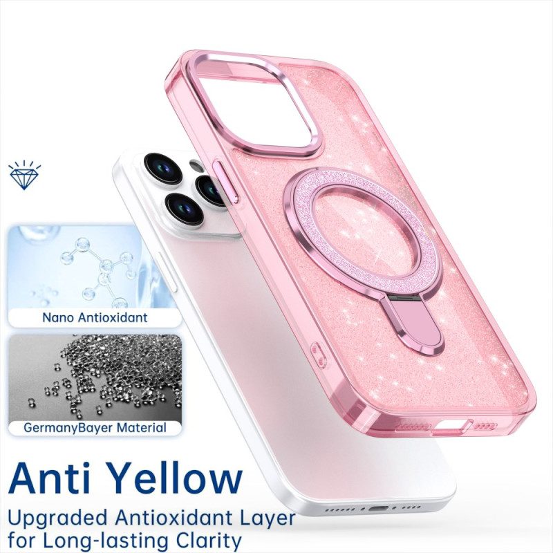 Case iPhone 16 Pro Puhelinkuoret Glitter Design Magsafe -yhteensopiva