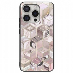 Case iPhone 16 Pro Puhelinkuoret Karkaistu Lasimarmorilohkot