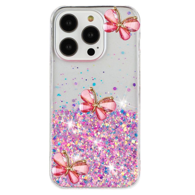 Case iPhone 16 Pro Puhelinkuoret Valoisia Perhosia