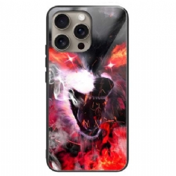 Kuori iPhone 16 Pro Fierce Wolf Karkaistu Lasi