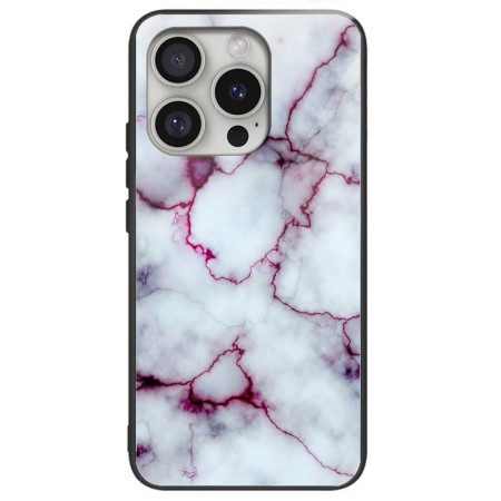 Puhelinkuoret iPhone 16 Pro Purppuraa Marmoria Karkaistua Lasia