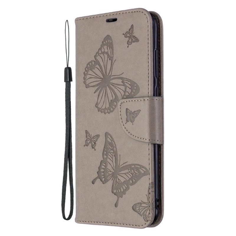 Kotelot Samsung Galaxy M11 Butterflies -toimintotuki