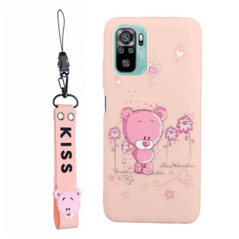 Kuori Poco M5s Bear With Lanyard