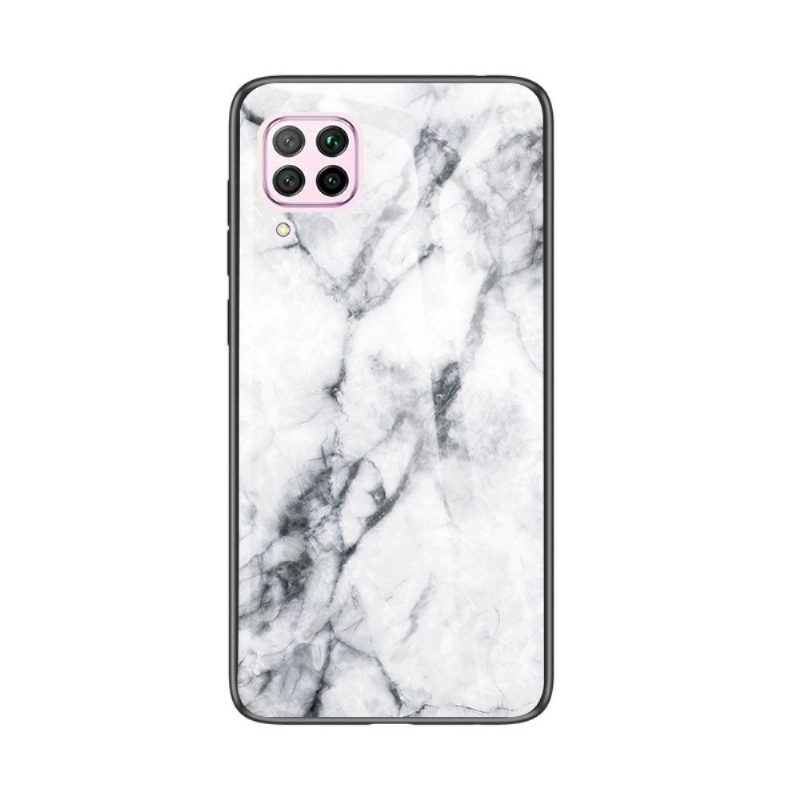 Kuori Huawei P40 Lite Celine Marble Glass Back