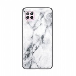 Kuori Huawei P40 Lite Celine Marble Glass Back