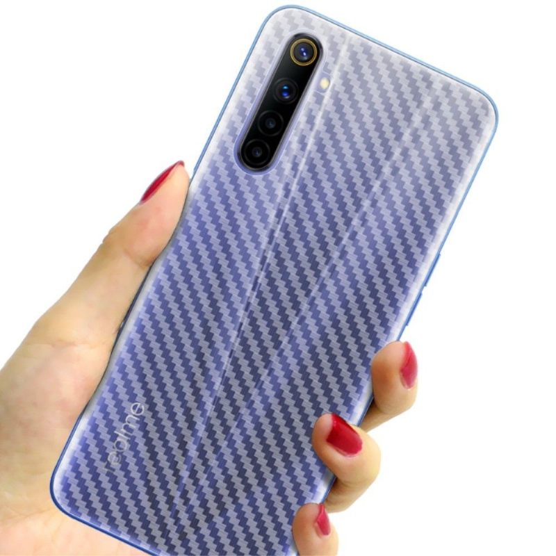 Carbon Takakalvot Realme 6:Lle (2 Kpl)