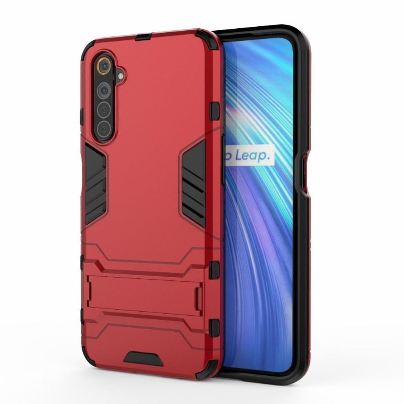 Case Realme 6 Murtumaton Puhelinkuoret Cool Guard Jalustalla