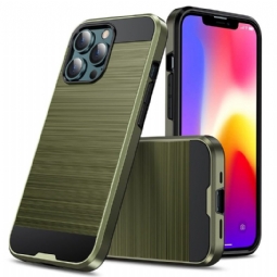 Case iPhone 13 Pro Harjattu Metalliefekti