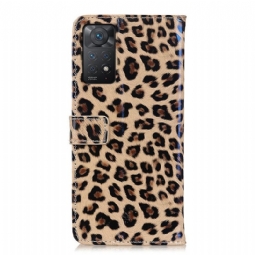 Kotelot Xiaomi Redmi Note 11 Pro / 11 Pro 5G Faux Leather Leopard Style