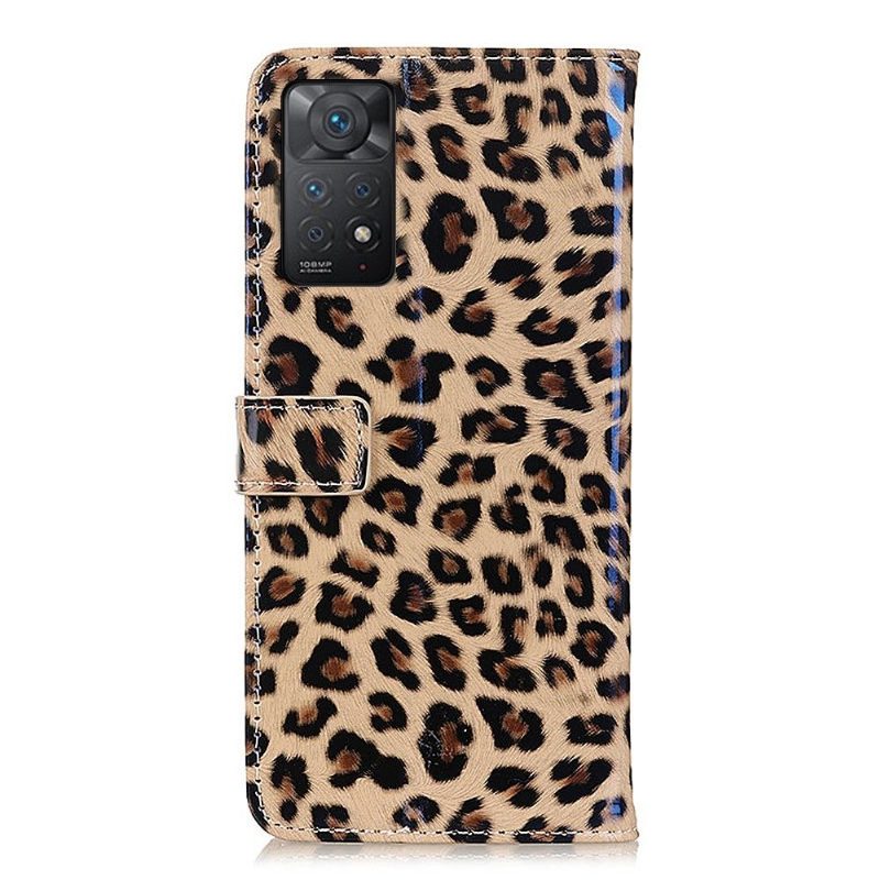 Kotelot Xiaomi Redmi Note 11 Pro / 11 Pro 5G Faux Leather Leopard Style