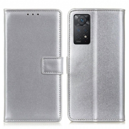 Kotelot Xiaomi Redmi Note 11 Pro / 11 Pro 5G Suojakuori Peruskeinonahka