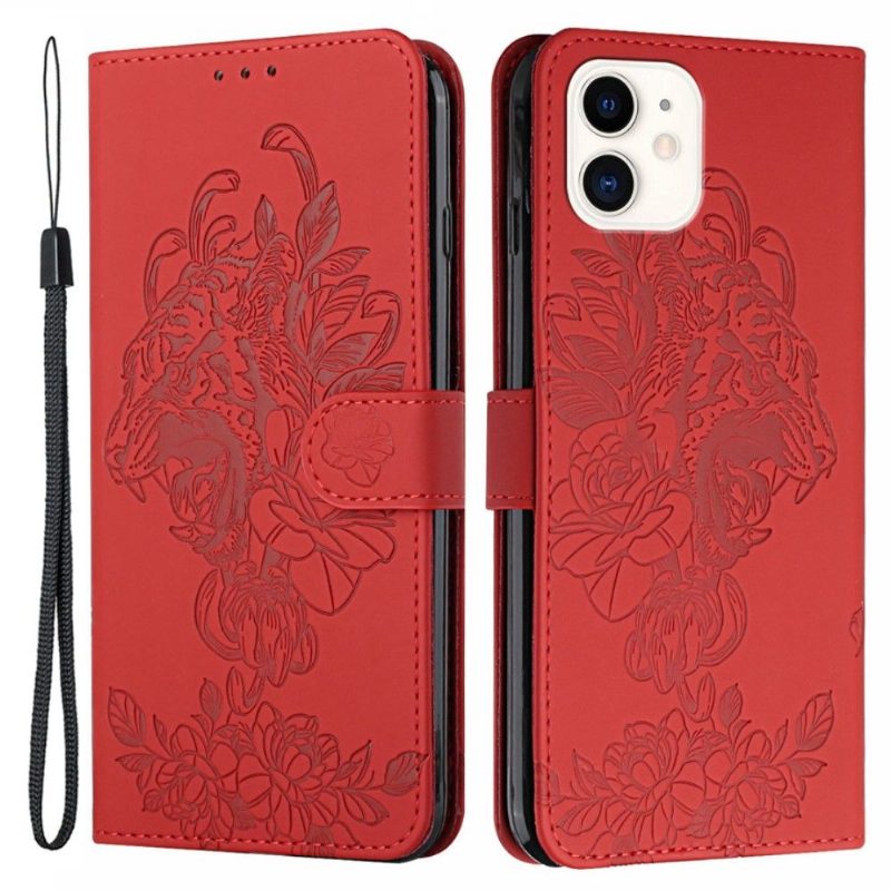 Flip Case iPhone 11 Hemming Design Tiger