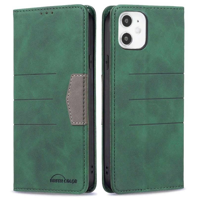 Kotelot iPhone 11 Binfen Color Flip Faux Leather