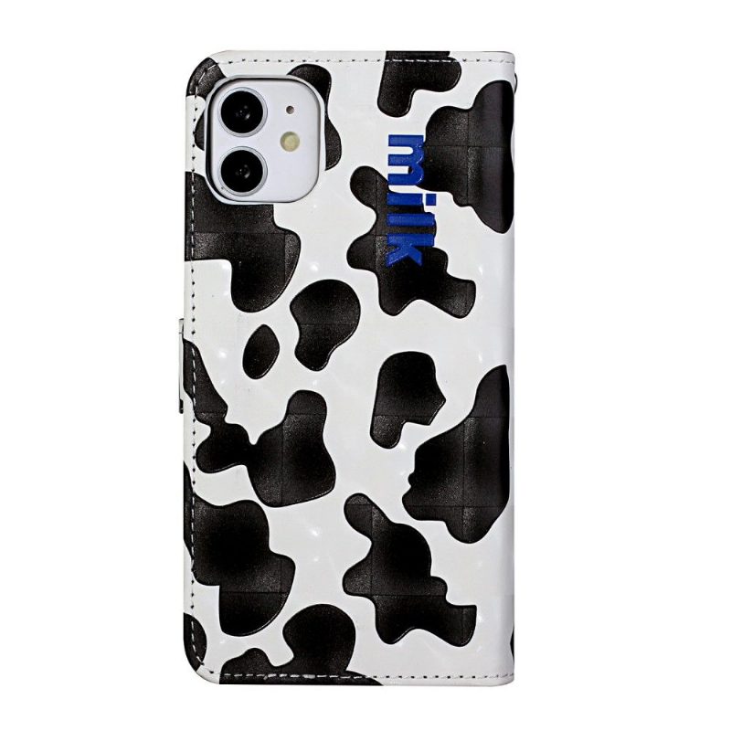 Kotelot iPhone 11 Cow Style + Hihnajohto