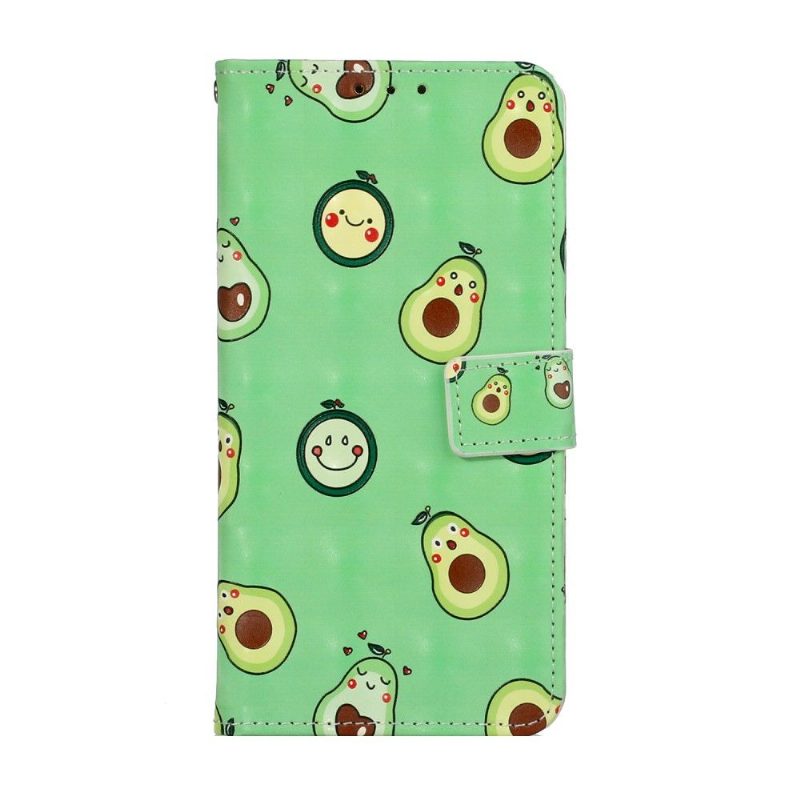 Kotelot iPhone 11 Kawaii Avocado + Olkahihna