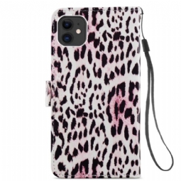 Kotelot iPhone 11 Leopard-kuvio