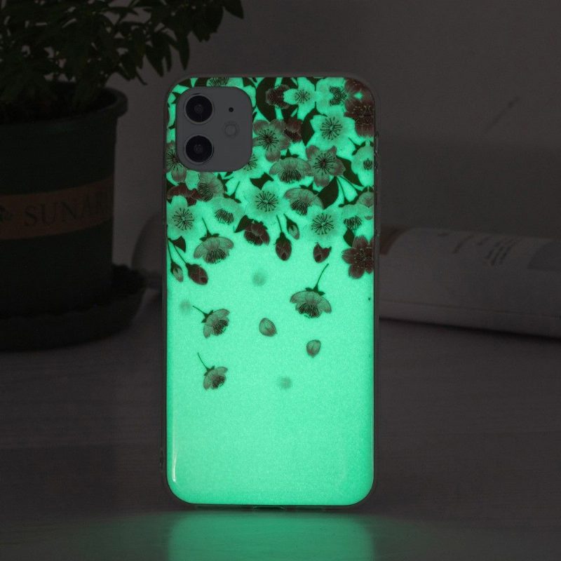 Kuori iPhone 11 Fluoresoivat Kukat