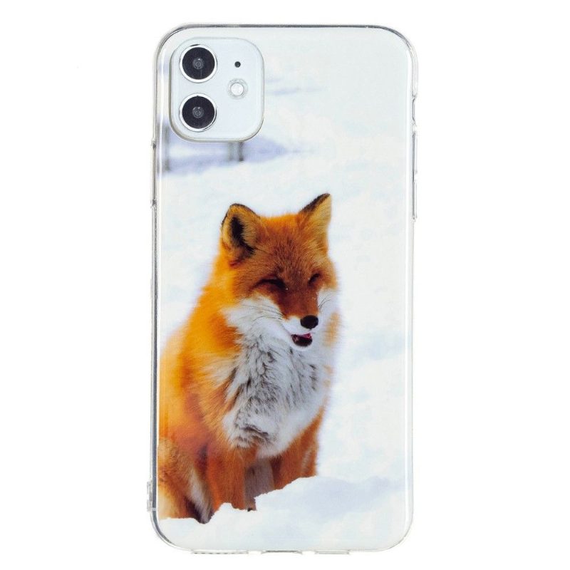 Kuori iPhone 11 Hemming Fluoresoiva Red Fox