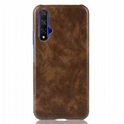 Case Honor 20 Premium-nahkaefekti