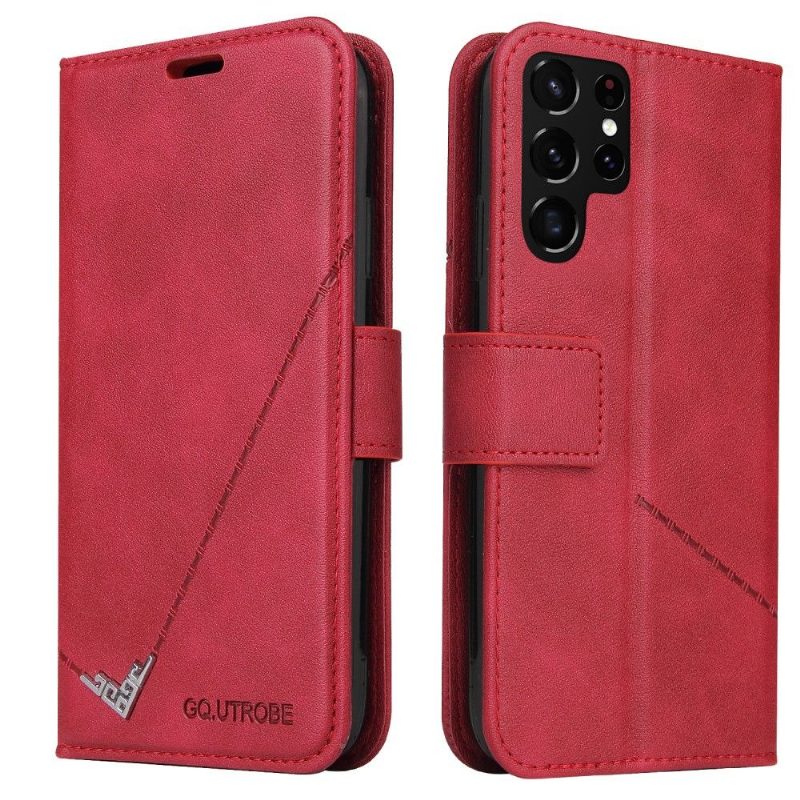 Flip Case Samsung Galaxy S22 Ultra 5G Hemming Gq.utrobe Classic