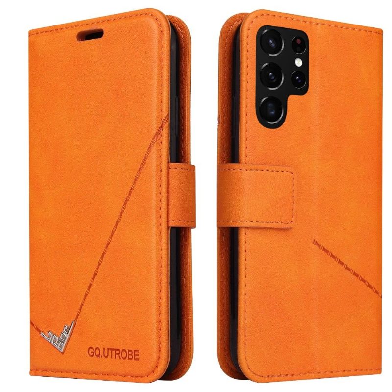 Flip Case Samsung Galaxy S22 Ultra 5G Hemming Gq.utrobe Classic