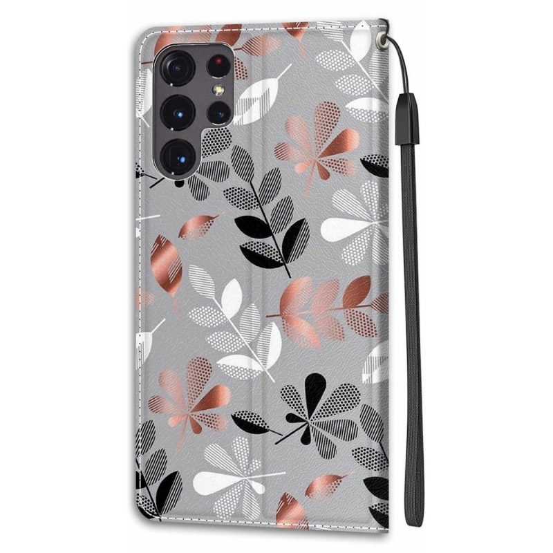 Kotelot Samsung Galaxy S22 Ultra 5G Illustration Wild Leaves