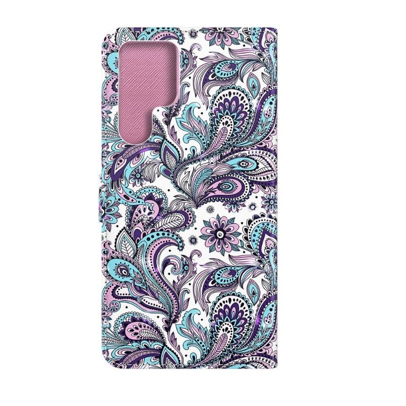 Kotelot Samsung Galaxy S22 Ultra 5G Paisley Flower