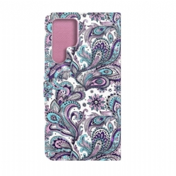 Kotelot Samsung Galaxy S22 Ultra 5G Paisley Flower