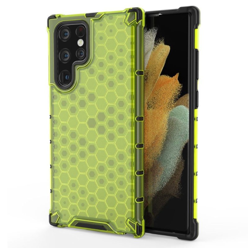 Kuori Samsung Galaxy S22 Ultra 5G Hemming Honeycomb Design