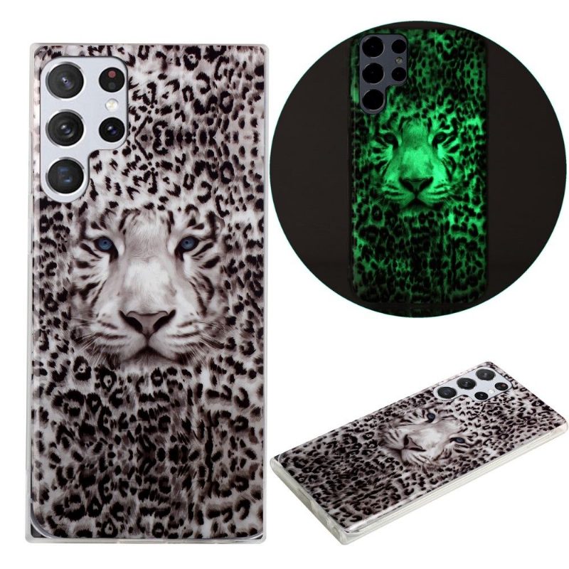 Kuori Samsung Galaxy S22 Ultra 5G Luminous Snow Panther