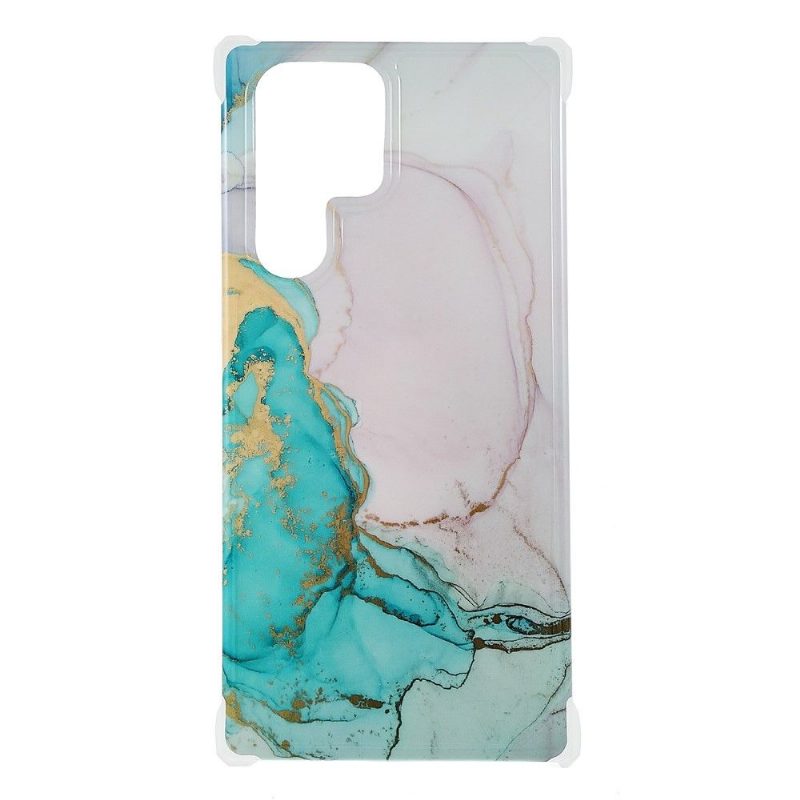 Kuori Samsung Galaxy S22 Ultra 5G Marble Ocean