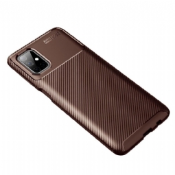 Case Samsung Galaxy M51 Hiilikuituefekti